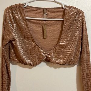 Skims Shimmer Top
